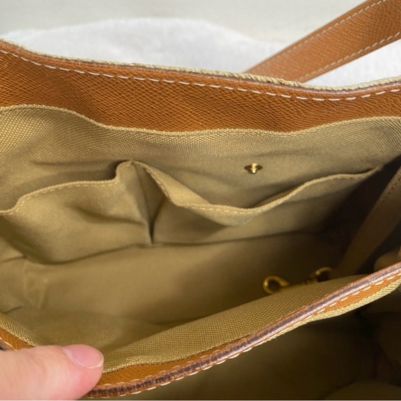 Eric Javits Women Tan Brown Rattan Flap Shoulder Purse Bag Boho Coastal Tropical - Picture 14 of 16